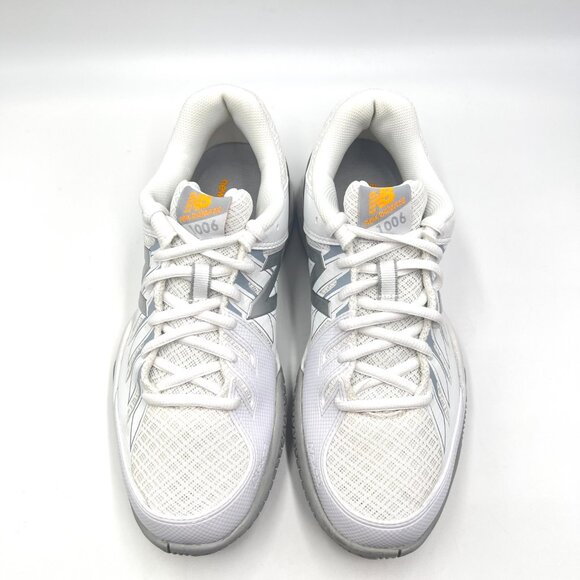 7 2A NARROW WIDTH New Balance Womens 1006 White Silver Tennis Sneakers Shoes - Picture 3 of 12